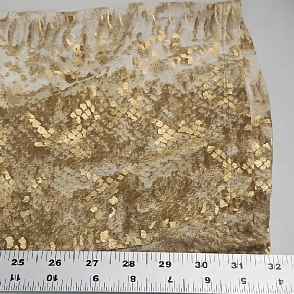 Solitaire Swim Cream & Gold Sheer Animal Print Pool Party Cruise Pants - Picture 5 of 13